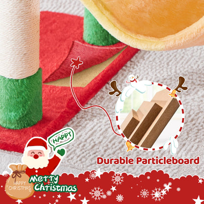 Yaheetech Cat Tree Cat Tower, 63in Multi-Level Pet Furniture for Indoor Kitten w/Sisal-Covered Scratching Posts & Condo, Activity Center for Kitty, Black