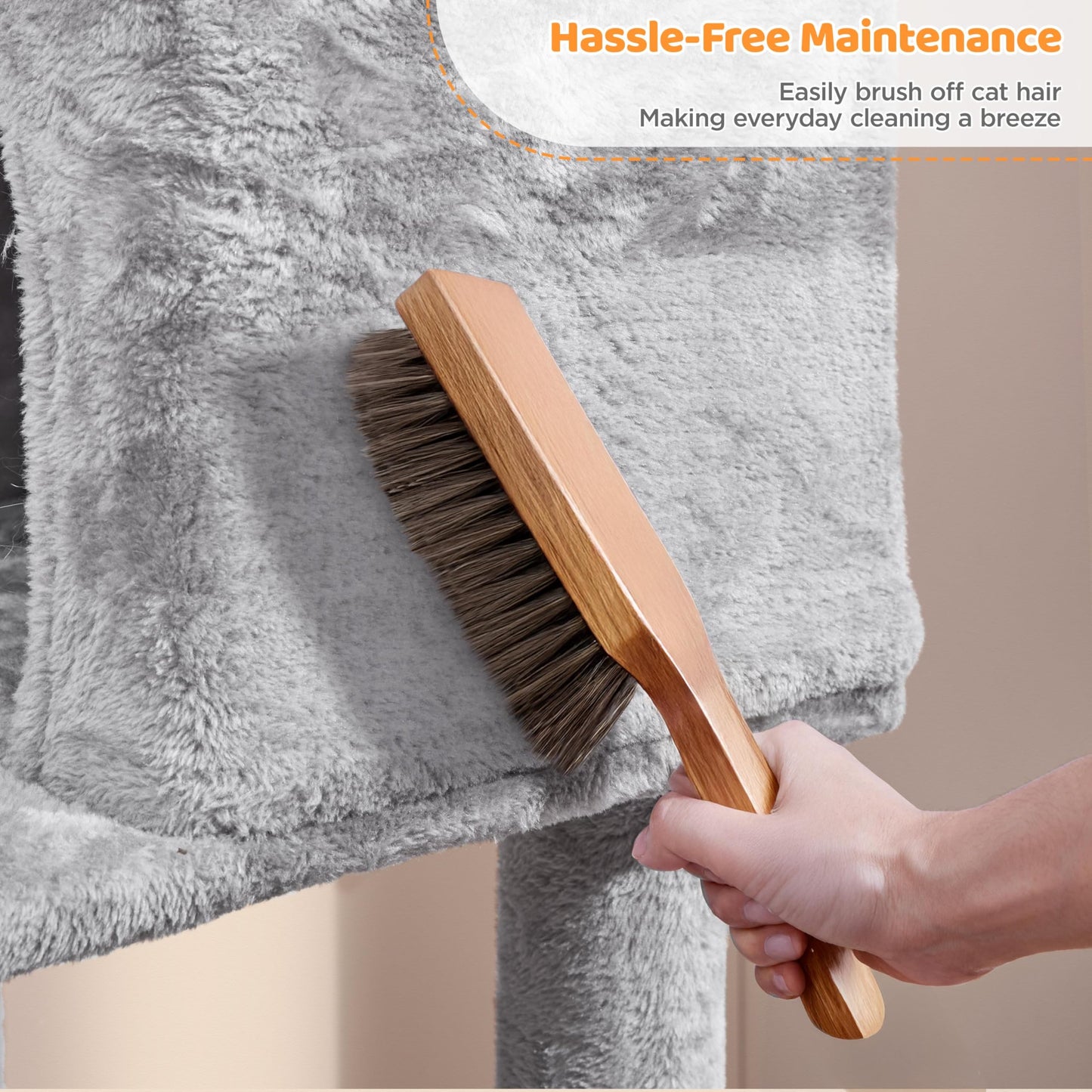 Yaheetech Cat Tree Cat Tower, 63in Multi-Level Pet Furniture for Indoor Kitten w/Sisal-Covered Scratching Posts & Condo, Activity Center for Kitty, Black